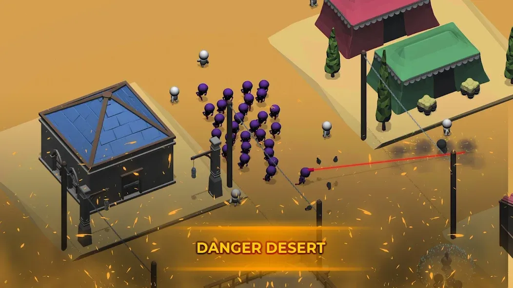 Crowd War - Action Game (Крауд Вар)  [МОД Menu] Screenshot 5