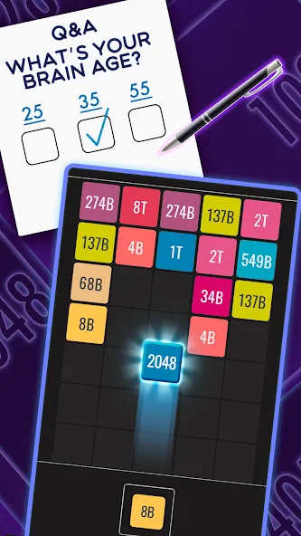 Join Blocks 2048 Number Puzzle (Джоин Блокс)  [МОД Unlimited Money] Screenshot 2