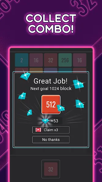 Join Blocks 2048 Number Puzzle (Джоин Блокс)  [МОД Unlimited Money] Screenshot 4