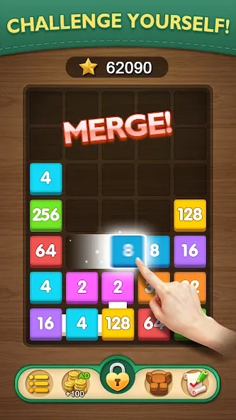 Merge Puzzle - Number Games (Мердж Пазл)  [МОД Mega Pack] Screenshot 2