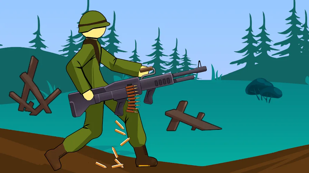 Stickman WW2 (Стикмэн Вторая Мировая война)  [МОД Меню] Screenshot 5