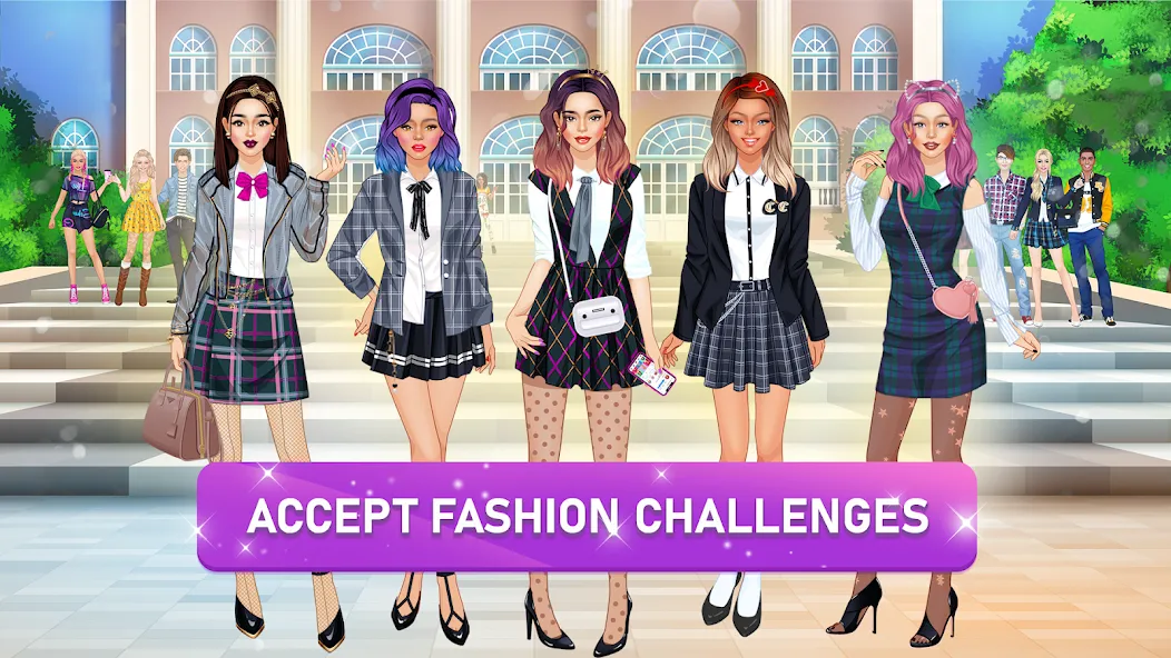 College Girls Team Makeover  [МОД Много денег] Screenshot 1