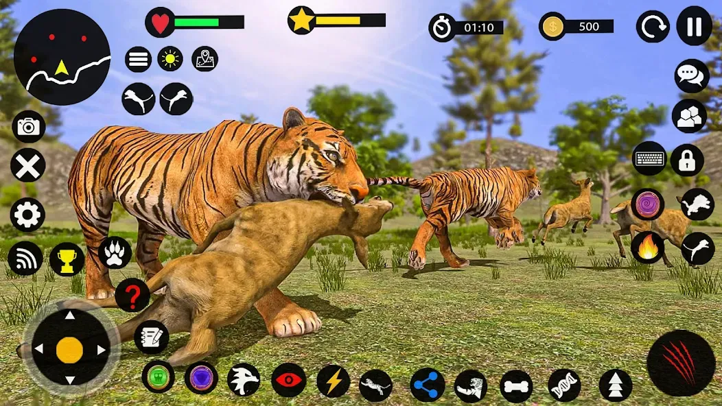 Tiger Games: Tiger Sim Offline  [МОД Много монет] Screenshot 4