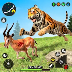 Скачать взломанную Tiger Games: Tiger Sim Offline  [МОД Много монет] - последняя версия apk на Андроид