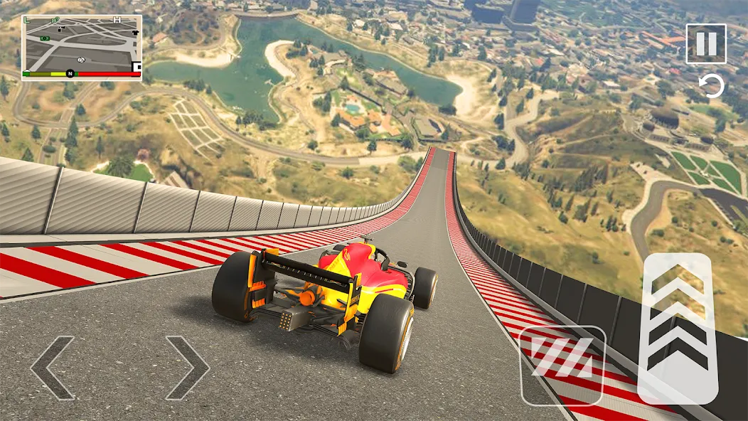 Formula Car Stunt - Car Games (Формула автомобиль трюк)  [МОД Меню] Screenshot 3