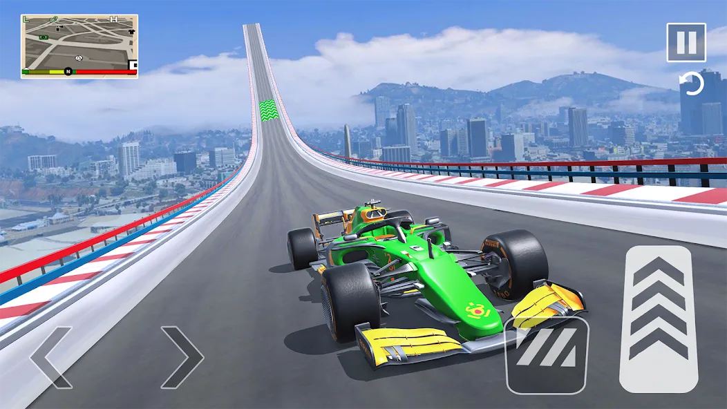 Formula Car Stunt - Car Games (Формула автомобиль трюк)  [МОД Меню] Screenshot 4