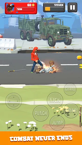 City Fighter: Vertical Limit (Сити Файтер)  [МОД Unlimited Money] Screenshot 1