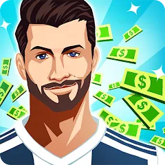 Взломанная Idle Eleven - Soccer tycoon (Айдл Илевен)  [МОД Бесконечные монеты] - стабильная версия apk на Андроид