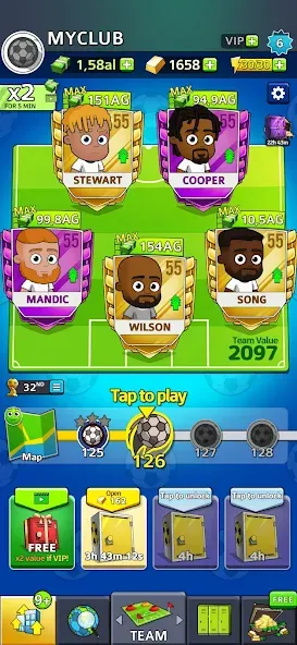 Idle Soccer Story - Tycoon RPG (Айдл Соккер Стори)  [МОД Меню] Screenshot 2