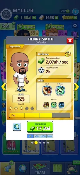 Idle Soccer Story - Tycoon RPG (Айдл Соккер Стори)  [МОД Меню] Screenshot 4