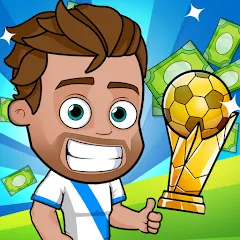 Скачать взломанную Idle Soccer Story - Tycoon RPG (Айдл Соккер Стори)  [МОД Меню] - полная версия apk на Андроид