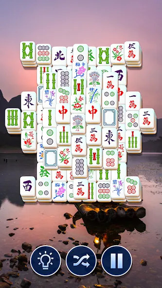 Mahjong Club - Solitaire Game  [МОД Много монет] Screenshot 2