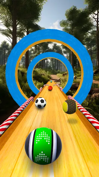 Fast Ball Jump - Going Ball 3d (Скай Болл Джамп)  [МОД Много монет] Screenshot 1