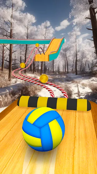 Fast Ball Jump - Going Ball 3d (Скай Болл Джамп)  [МОД Много монет] Screenshot 4