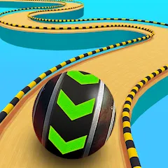 Взломанная Fast Ball Jump - Going Ball 3d (Скай Болл Джамп)  [МОД Много монет] - последняя версия apk на Андроид