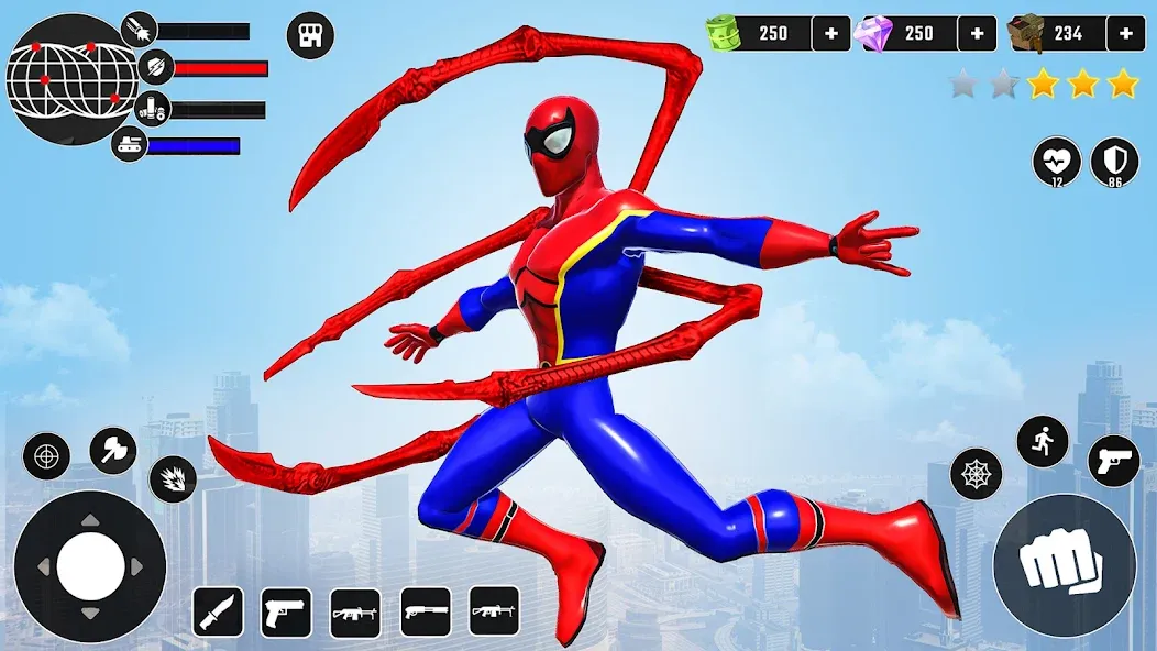 Miami Superhero: Spider Games  [МОД Unlocked] Screenshot 1