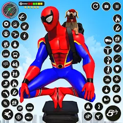 Взлом Miami Superhero: Spider Games  [МОД Unlocked] - последняя версия apk на Андроид