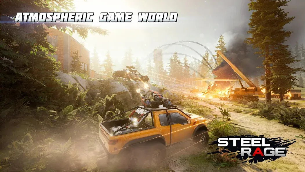 Steel Rage: Mech Cars PvP War (Стил Рейдж)  [МОД Бесконечные деньги] Screenshot 3