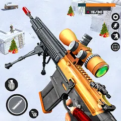 Взломанная Banduk Game - Sniper Gun Games (Снайперская Война 3D)  [МОД Бесконечные деньги] - полная версия apk на Андроид