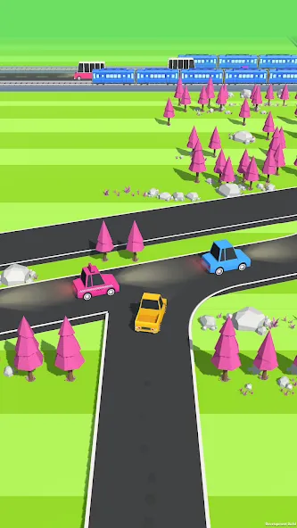 Traffic Run!: Driving Game  [МОД Бесконечные монеты] Screenshot 5