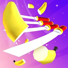 Взломанная Flying Cut (Флайинг кат)  [МОД Много монет] - последняя версия apk на Андроид