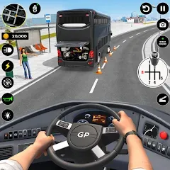 Скачать взломанную Bus Simulator : 3D Bus Games (Бас Драйвинг Симулятор ПВП Игра)  [МОД Menu] - последняя версия apk на Андроид