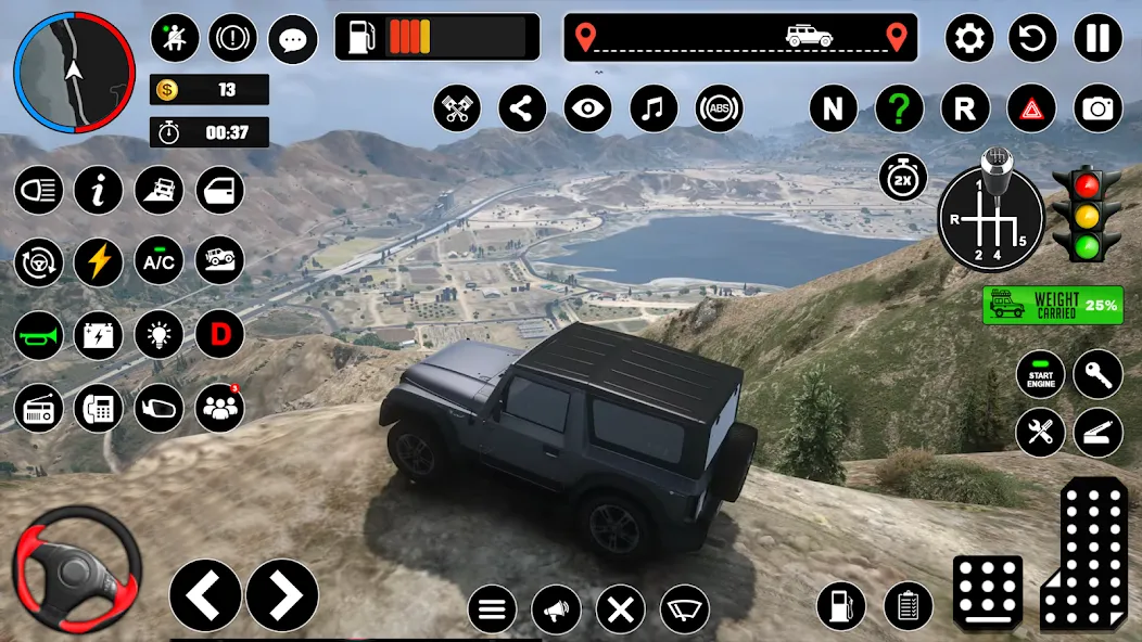 Offroad Jeep Driving & Parking  [МОД Menu] Screenshot 3