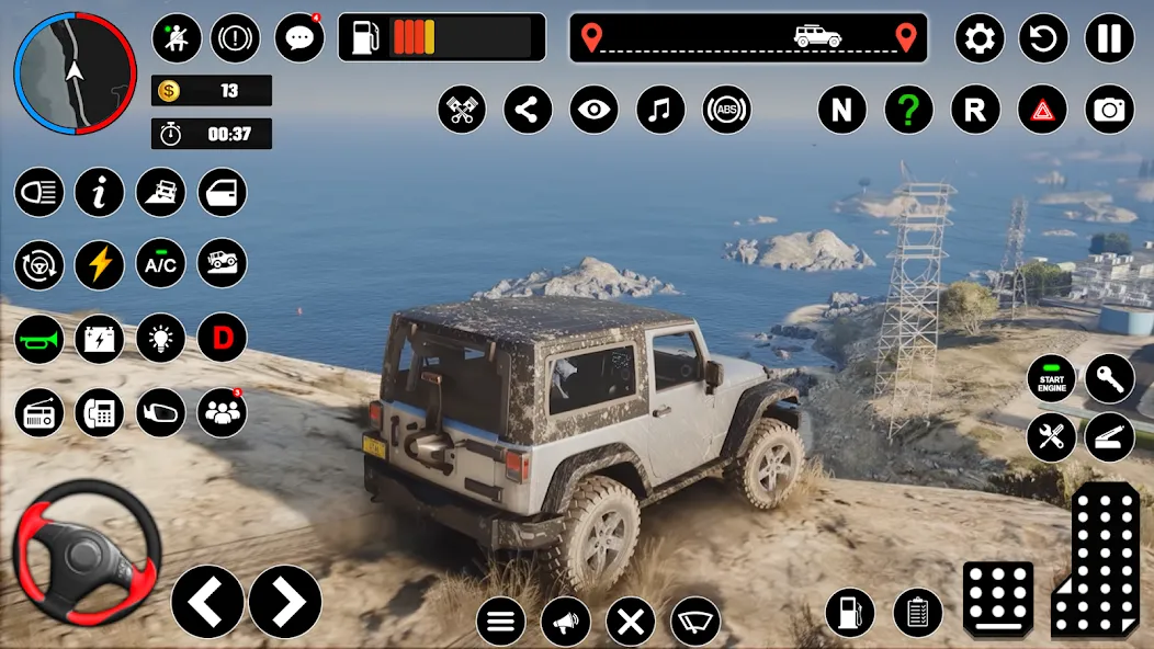 Offroad Jeep Driving & Parking  [МОД Menu] Screenshot 5