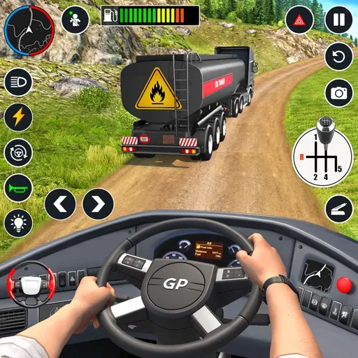 Oil Truck Games: Driving Games  [МОД Все открыто] Screenshot 1