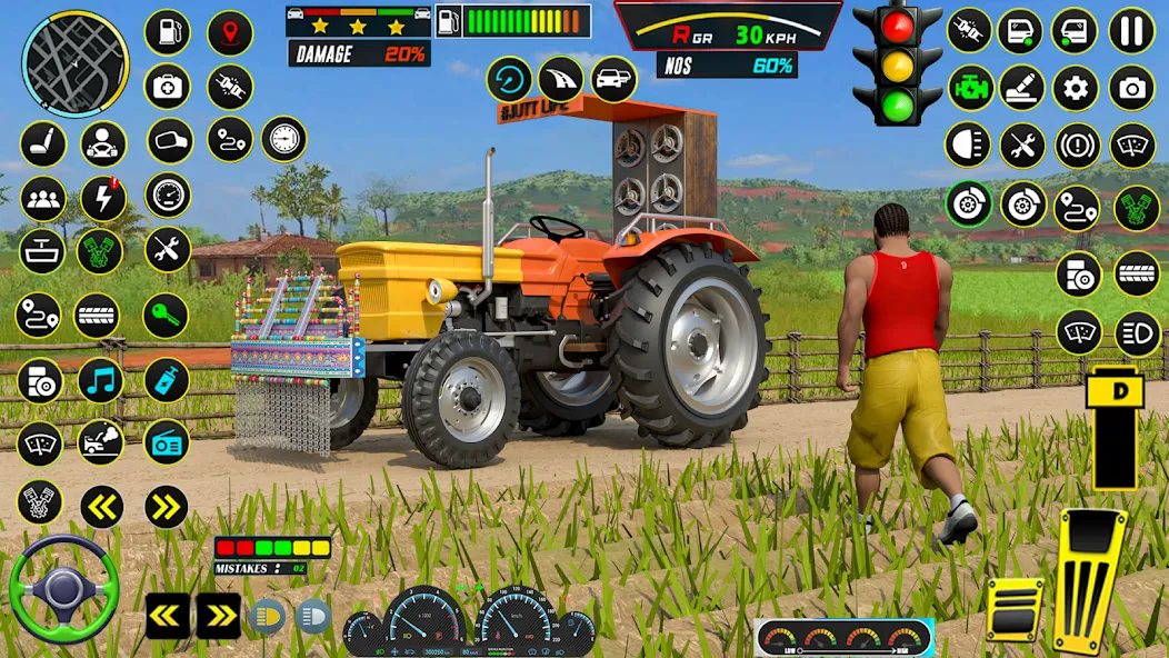 Farming Tractor Game Simulator (Фарминг Трактор Игра Симулятор)  [МОД Много денег] Screenshot 2