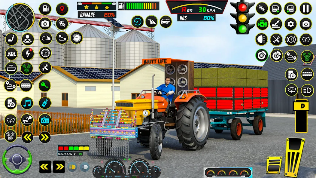 Farming Tractor Game Simulator (Фарминг Трактор Игра Симулятор)  [МОД Много денег] Screenshot 3