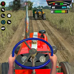 Скачать взлом Farming Tractor Game Simulator (Фарминг Трактор Игра Симулятор)  [МОД Много денег] - последняя версия apk на Андроид