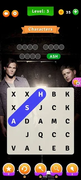 Supernatural Word Search (упернатуральный поиск слов)  [МОД Много монет] Screenshot 2