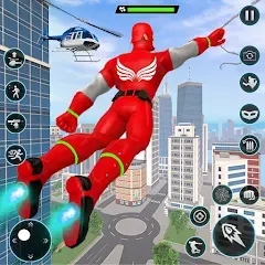 Взломанная Rope Hero Spider Fighting Game  [МОД Меню] - стабильная версия apk на Андроид