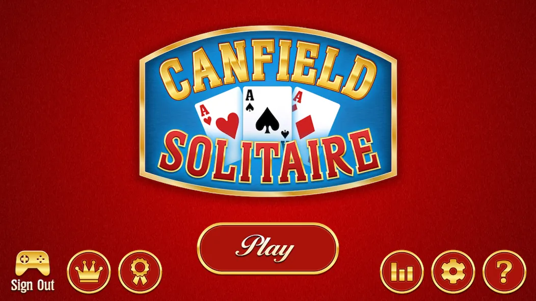 Canfield Solitaire (Кэнфилд пасьянс)  [МОД Бесконечные деньги] Screenshot 4