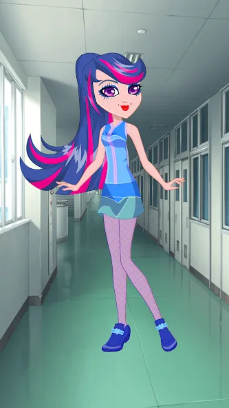 Pony College Student Dress Up (Пони Студент Колледжа Одеваются)  [МОД Все открыто] Screenshot 4