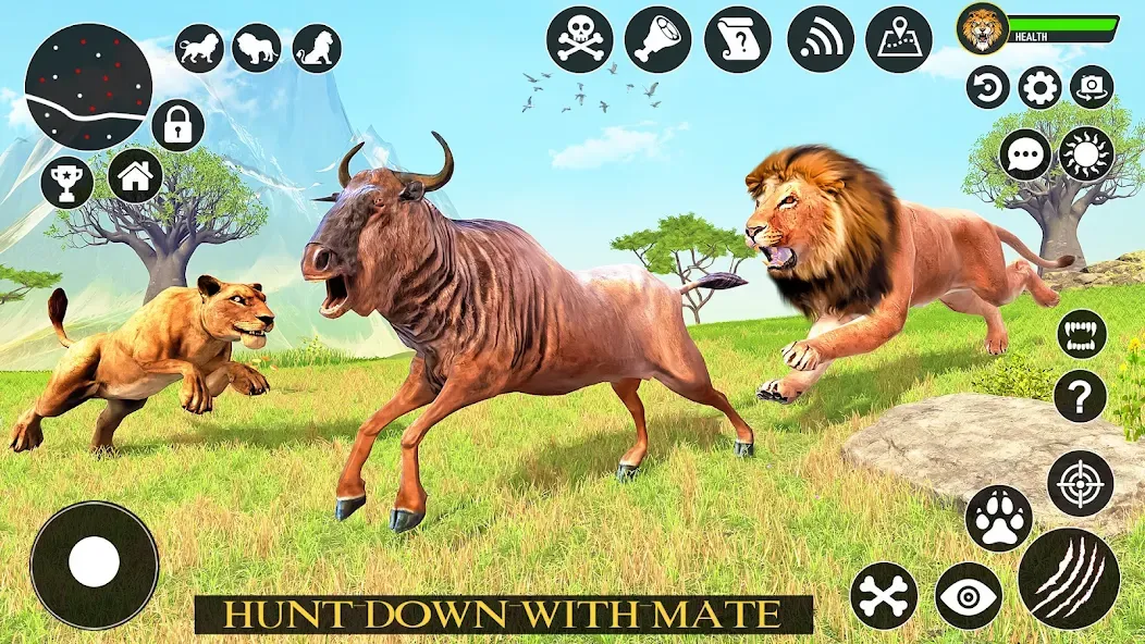 Ultimate Lion Simulator Game (Лайон Симулятор)  [МОД Меню] Screenshot 1