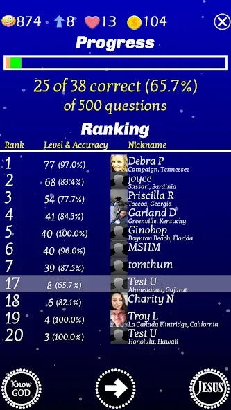 Jesus Bible Trivia Games Quiz (Джизус Библ Тривиа Геймс Квиз)  [МОД Menu] Screenshot 5