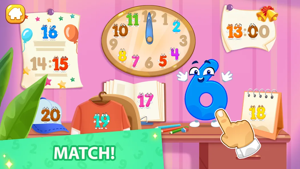 Numbers for kid Learn to count  [МОД Много монет] Screenshot 3