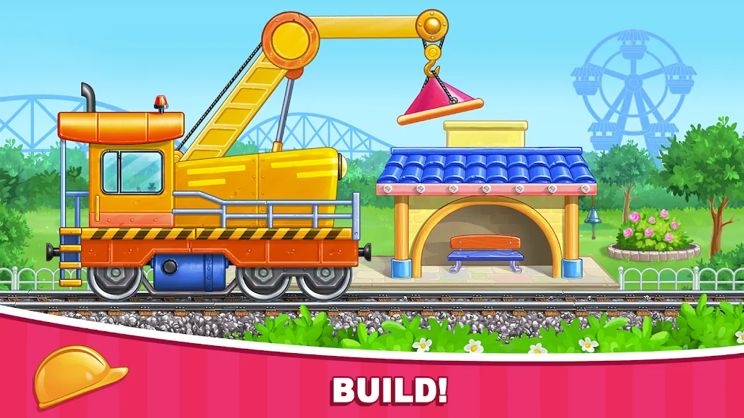 Car games Bulldozer for kids 5  [МОД Много монет] Screenshot 4