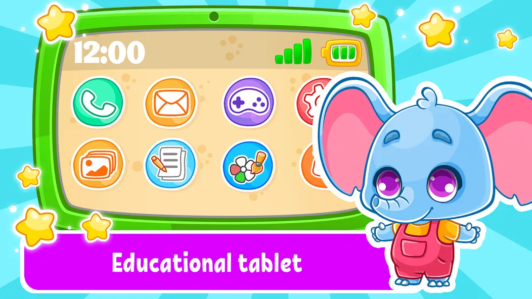 Babyphone & tablet: baby games  [МОД Mega Pack] Screenshot 1