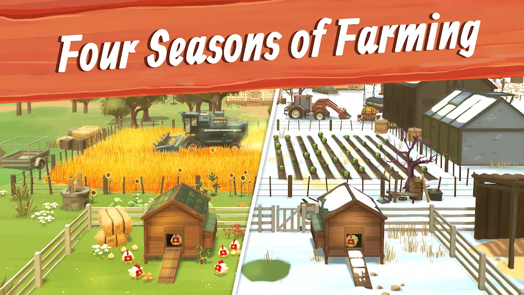 Big Farm: Mobile Harvest (Биг Фарм)  [МОД Много денег] Screenshot 2