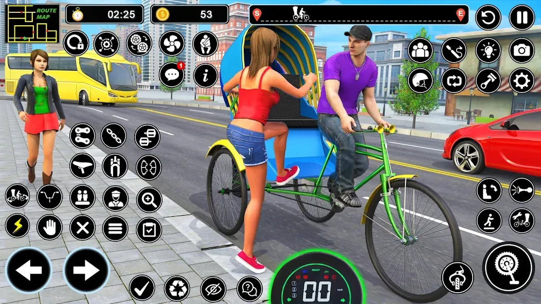 BMX Cycle Games 3D Cycle Race (игры на велосипеде 3D гонка)  [МОД Mega Pack] Screenshot 2