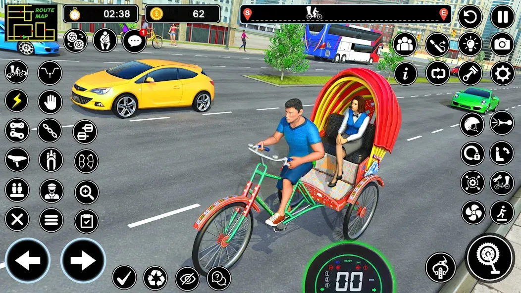 BMX Cycle Games 3D Cycle Race (игры на велосипеде 3D гонка)  [МОД Mega Pack] Screenshot 3