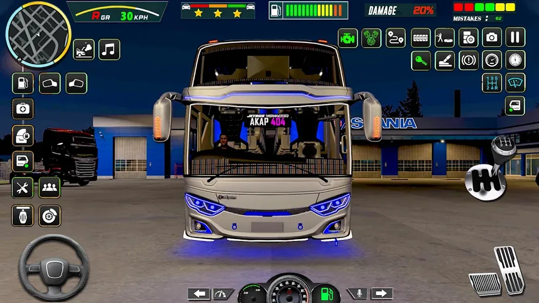 Public Coach Bus Driving Game (Паблик Коуч Бас Драйвинг Гейм)  [МОД Меню] Screenshot 2