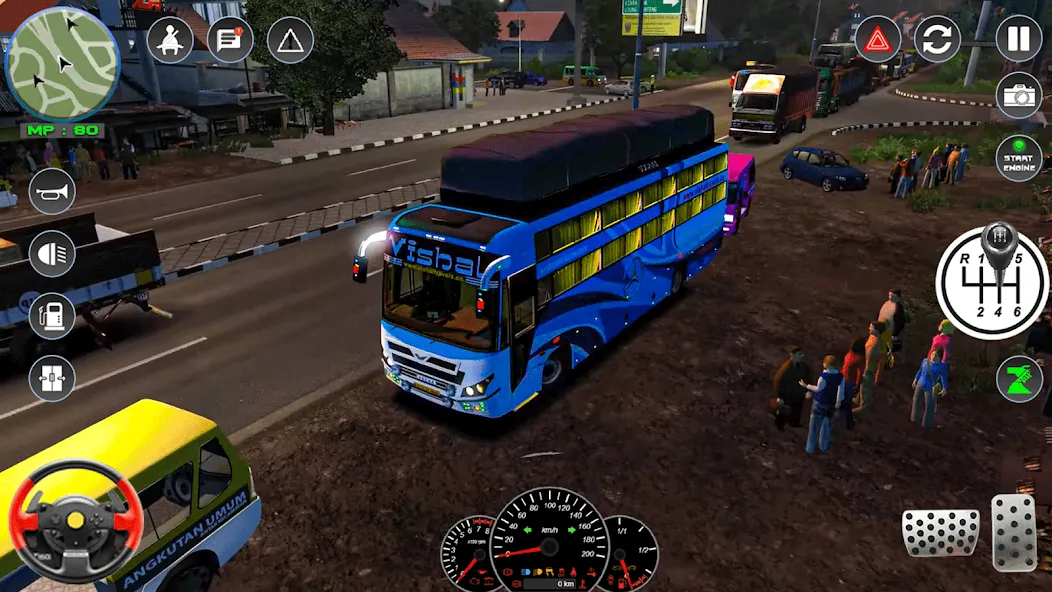 City Bus Driving: Bus Games 3D  [МОД Бесконечные монеты] Screenshot 1