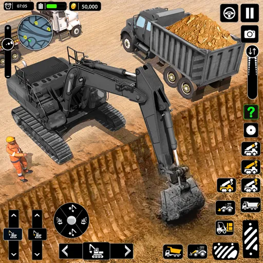 Snow Offroad Construction Game  [МОД Mega Pack] Screenshot 1