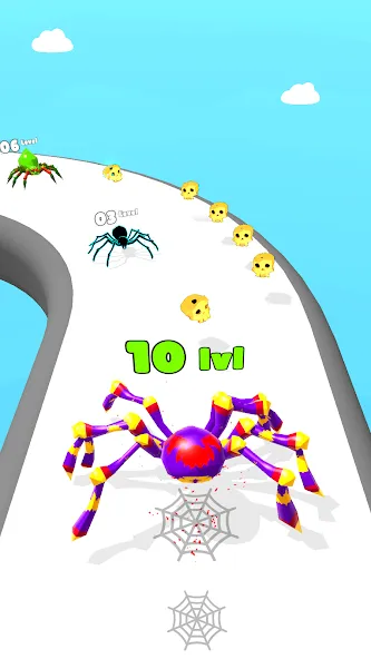 Insect Run - Spider Evolution (Инсект Эволюшн Ран)  [МОД Много денег] Screenshot 2