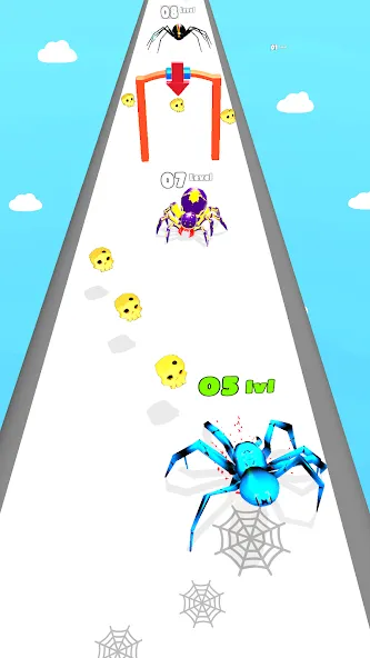 Insect Run - Spider Evolution (Инсект Эволюшн Ран)  [МОД Много денег] Screenshot 3