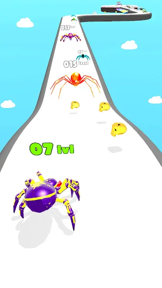 Insect Run - Spider Evolution (Инсект Эволюшн Ран)  [МОД Много денег] Screenshot 4